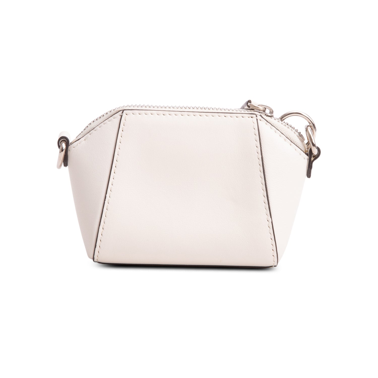 Givenchy 2020 White Lambskin Baby Antigona Bag w/ Chain