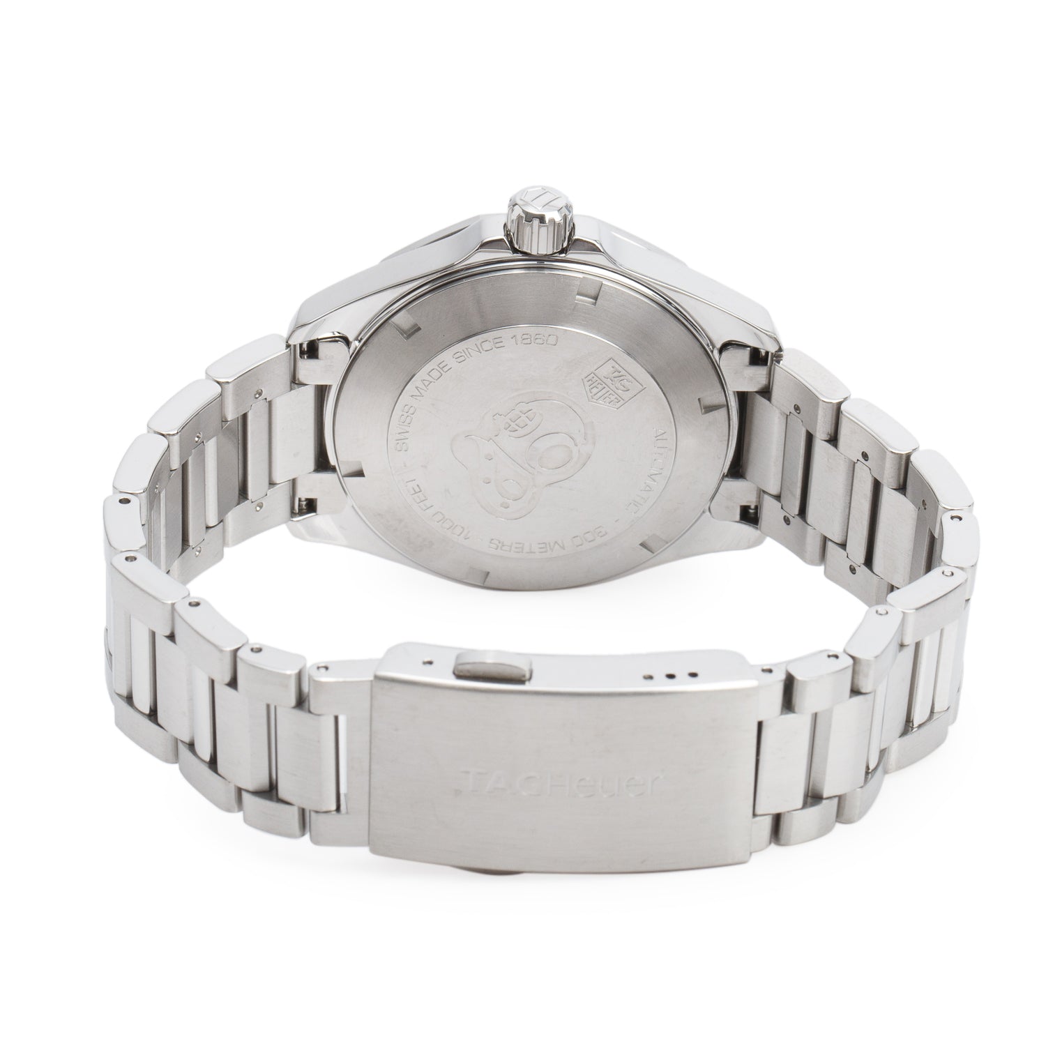 Tag Heuer Stainless Steel Aquaracer 40.5 MM Calibre 5 Automatic Watch Grey Dial WAY2113 w/ Box & Papers