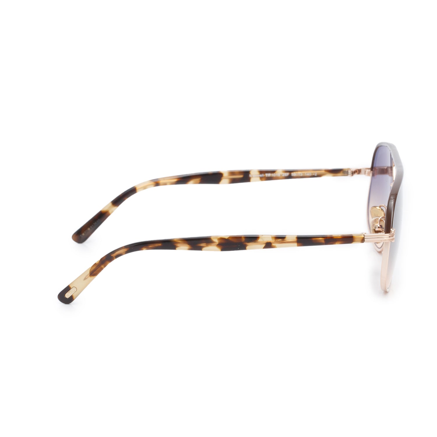 Tom Ford TF 1019 Brown Tortoise Maxwell Aviator Sunglasses w/ Case