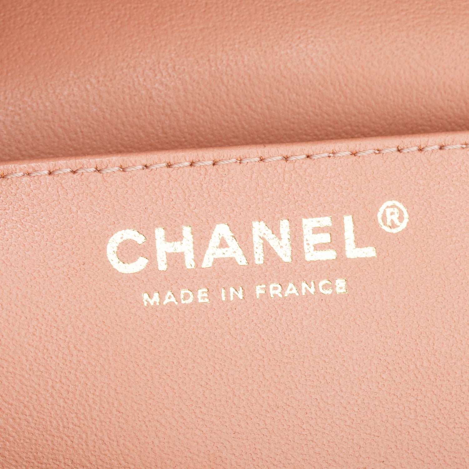 Chanel Pink Lambskin Quilted Knock On Wood Vanity Case w/ Box & Authenticity Card