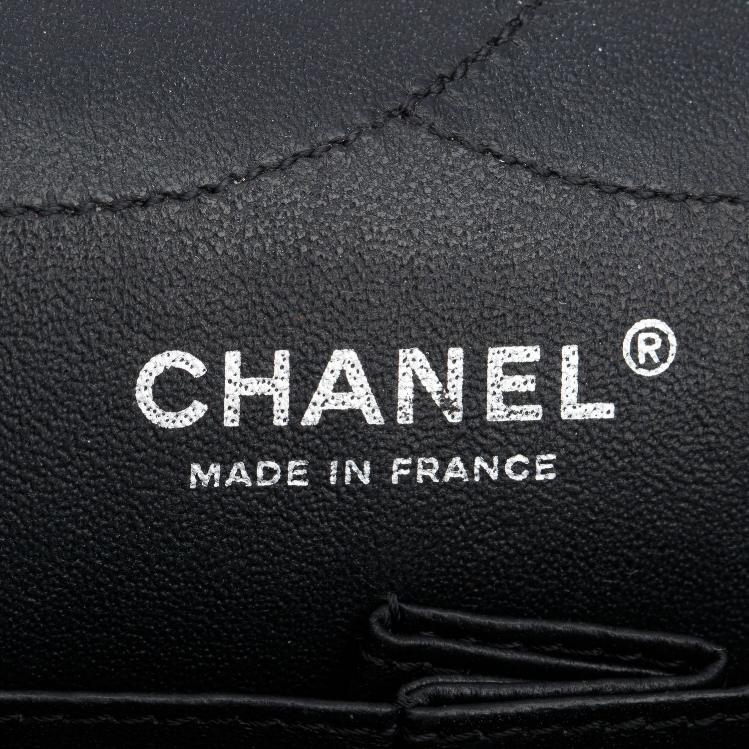 Chanel Black Glazed Calfskin Quilted 2.55 Reissue 227 Double Flap w/ Box & Authenticity Card