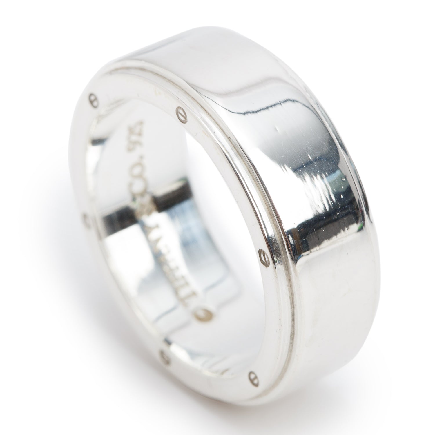 Tiffany & Co. Sterling Silver Metropolis Band Ring, Size 11.5