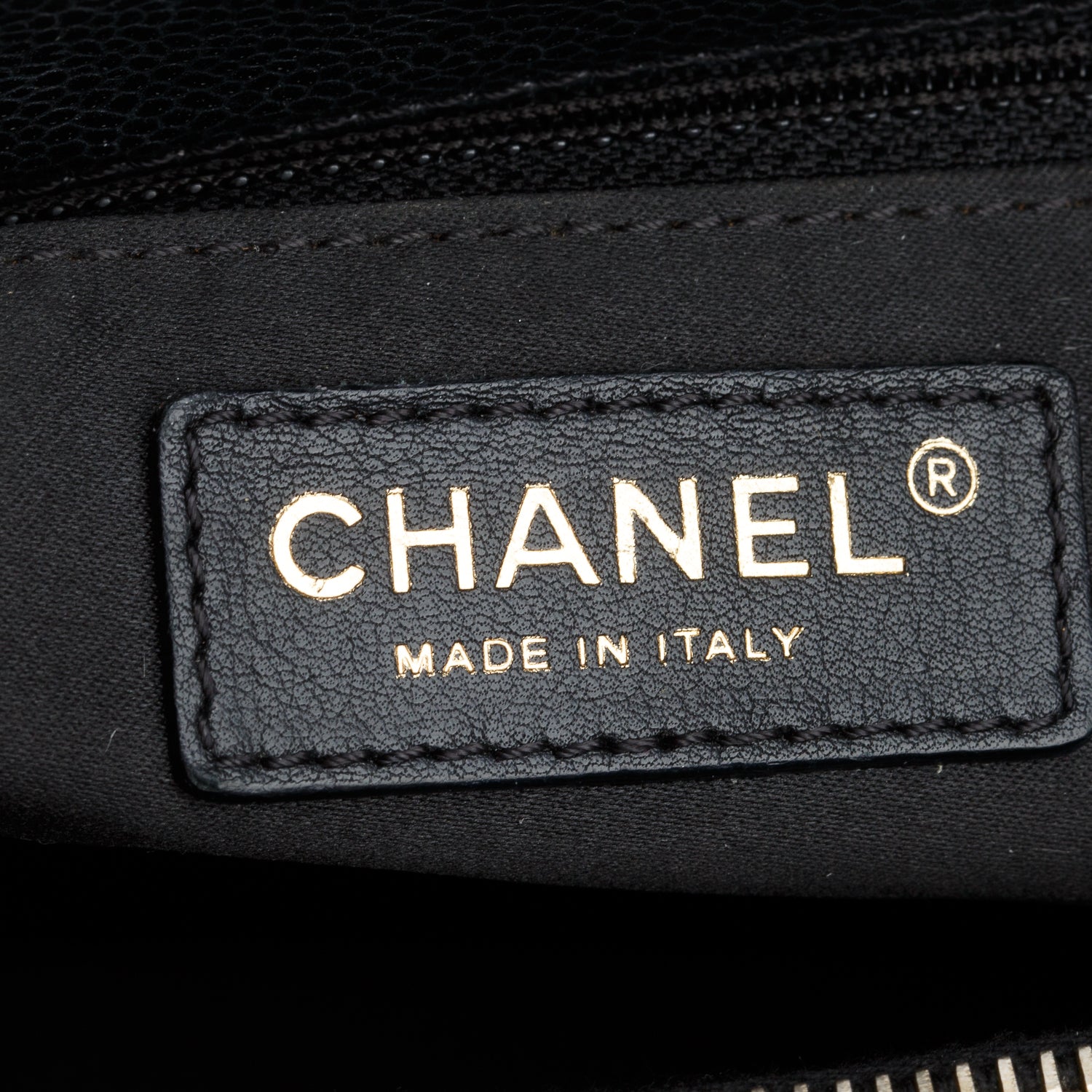 Chanel Black Caviar Leather Grand Shopping Tote (GST) w/ Box & Authenticity Card