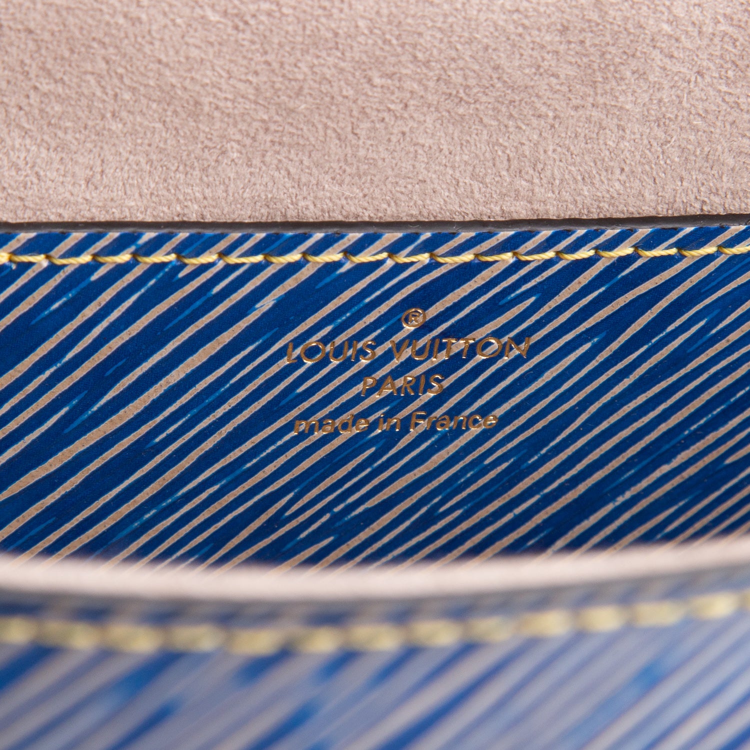 Louis Vuitton Blue Epi Leather Twist MM w/ Box