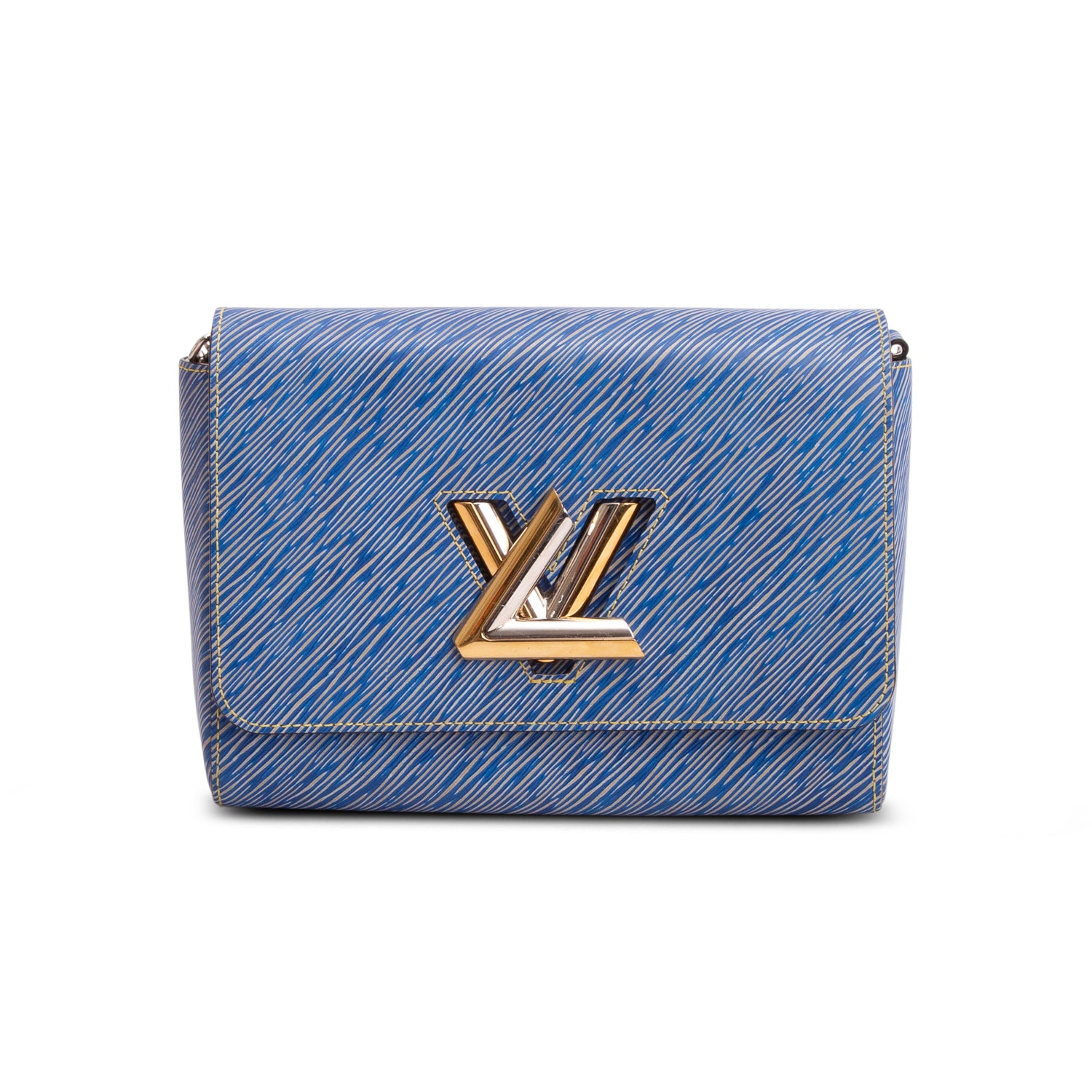 Louis Vuitton Blue Epi Leather Twist MM w/ Box
