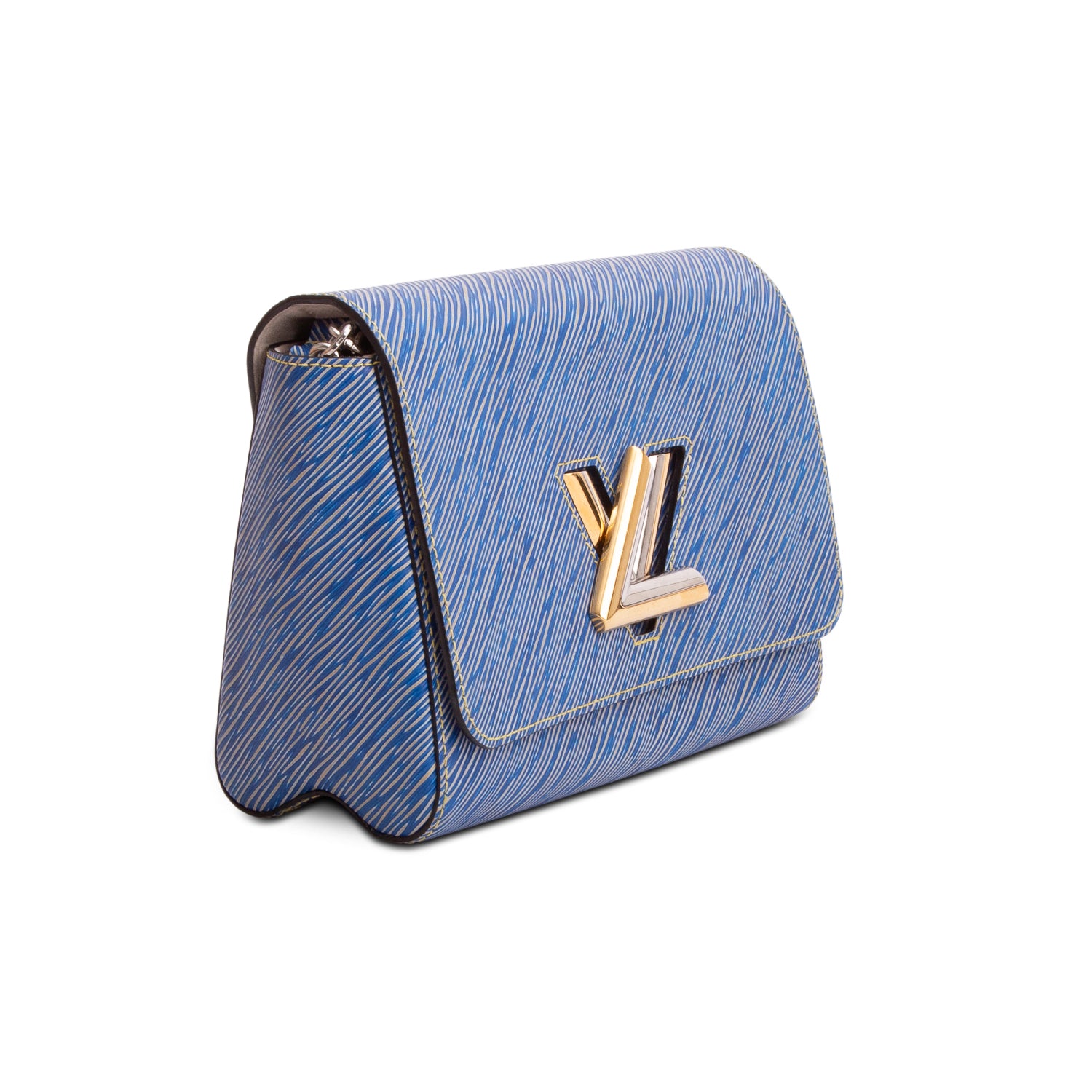 Louis Vuitton Blue Epi Leather Twist MM w/ Box