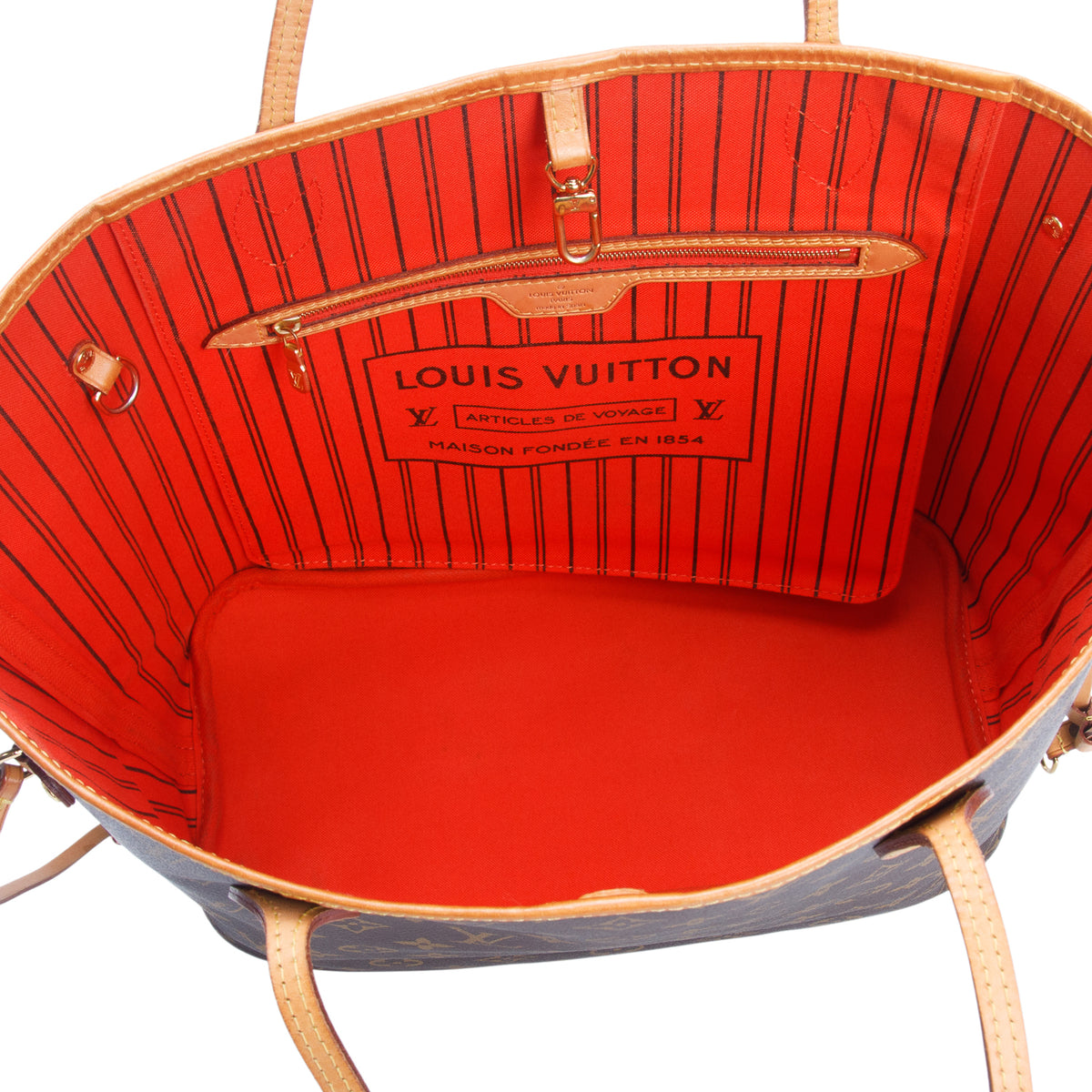 Louis Vuitton Monogram Neverfull MM w/ Pouch