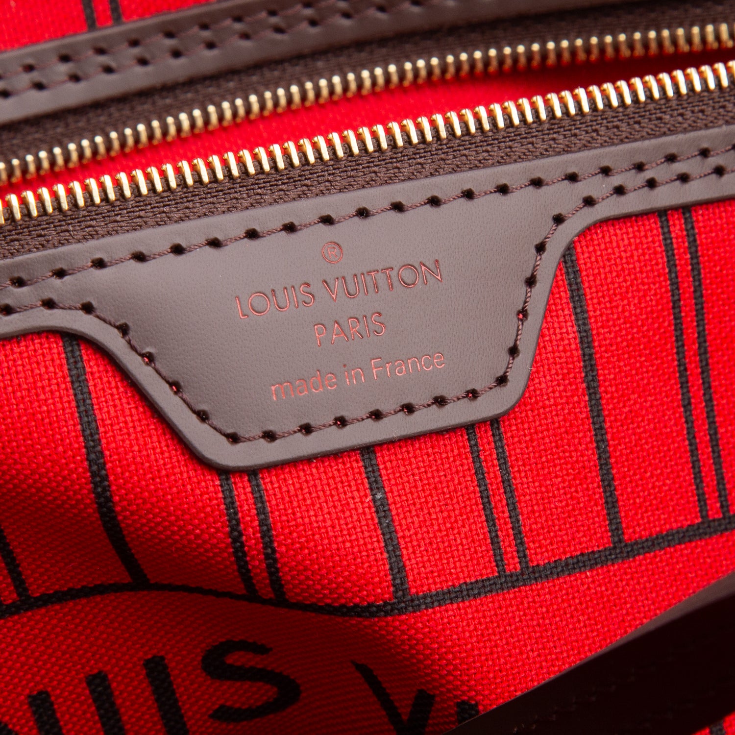Louis Vuitton Damier Ebene Neverfull MM w/ Box & Pouch