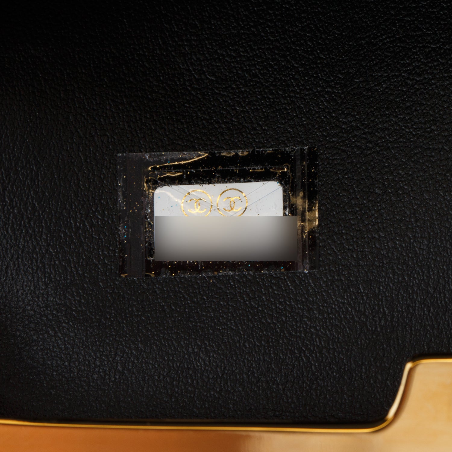 Chanel 2021 Black Patent Leather Quilted Frame Box Bag w/ Box & Authenticity Card