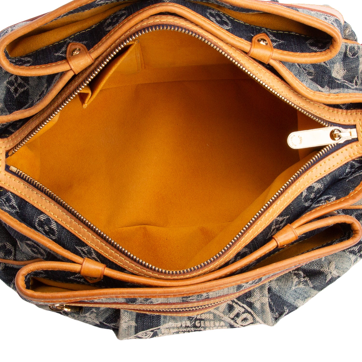 Louis Vuitton Denim Raye Porte Epaule MM