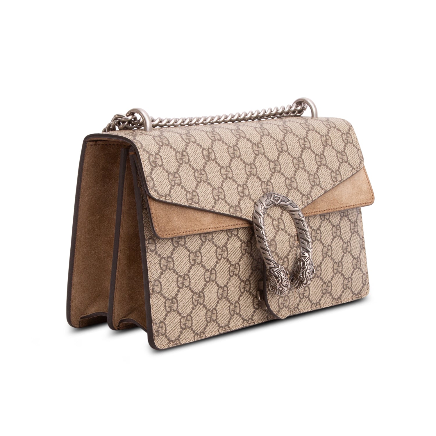 Gucci GG Supreme Monogram Medium Dionysus Shoulder Bag w/ Box