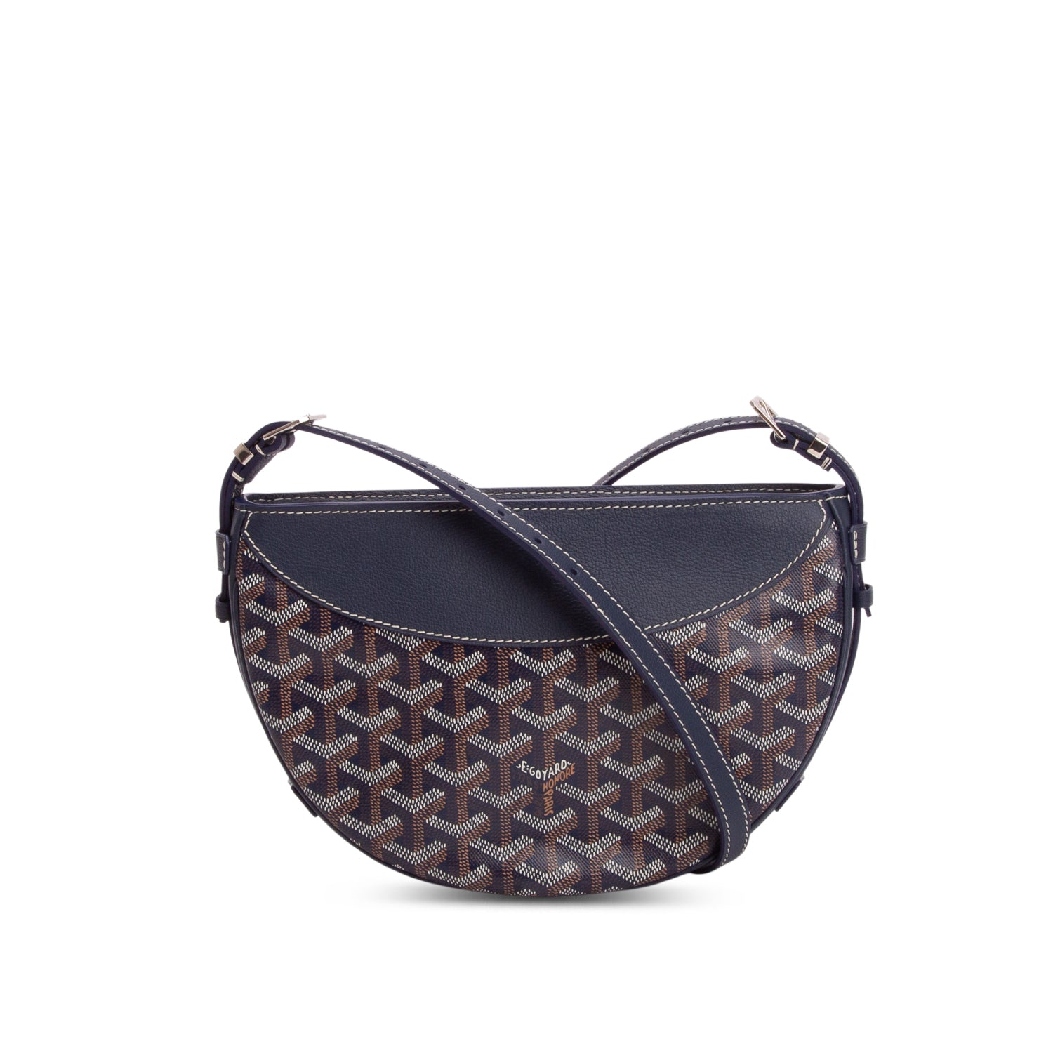 Goyard 2024 Navy Goyardine Canvas Hirondelle