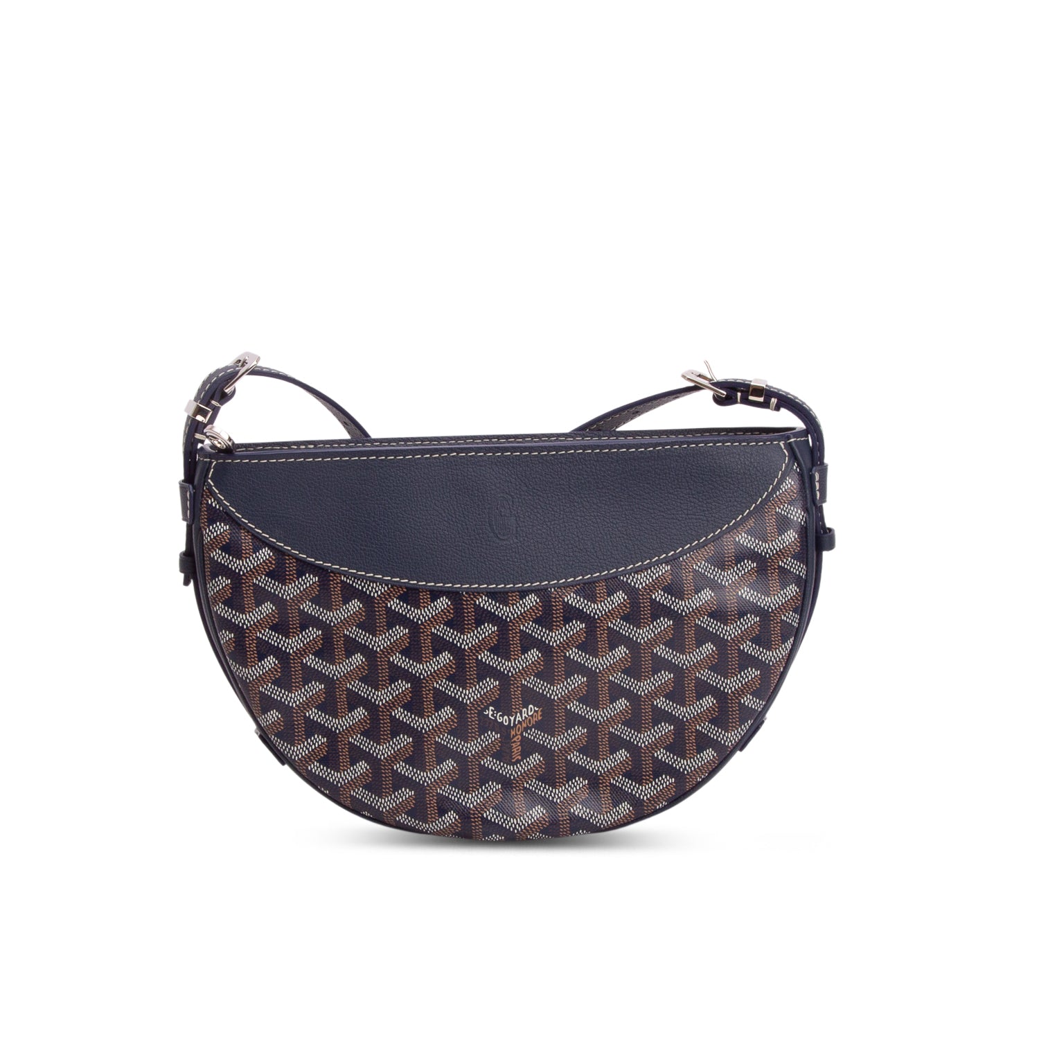 Goyard 2024 Navy Goyardine Canvas Hirondelle