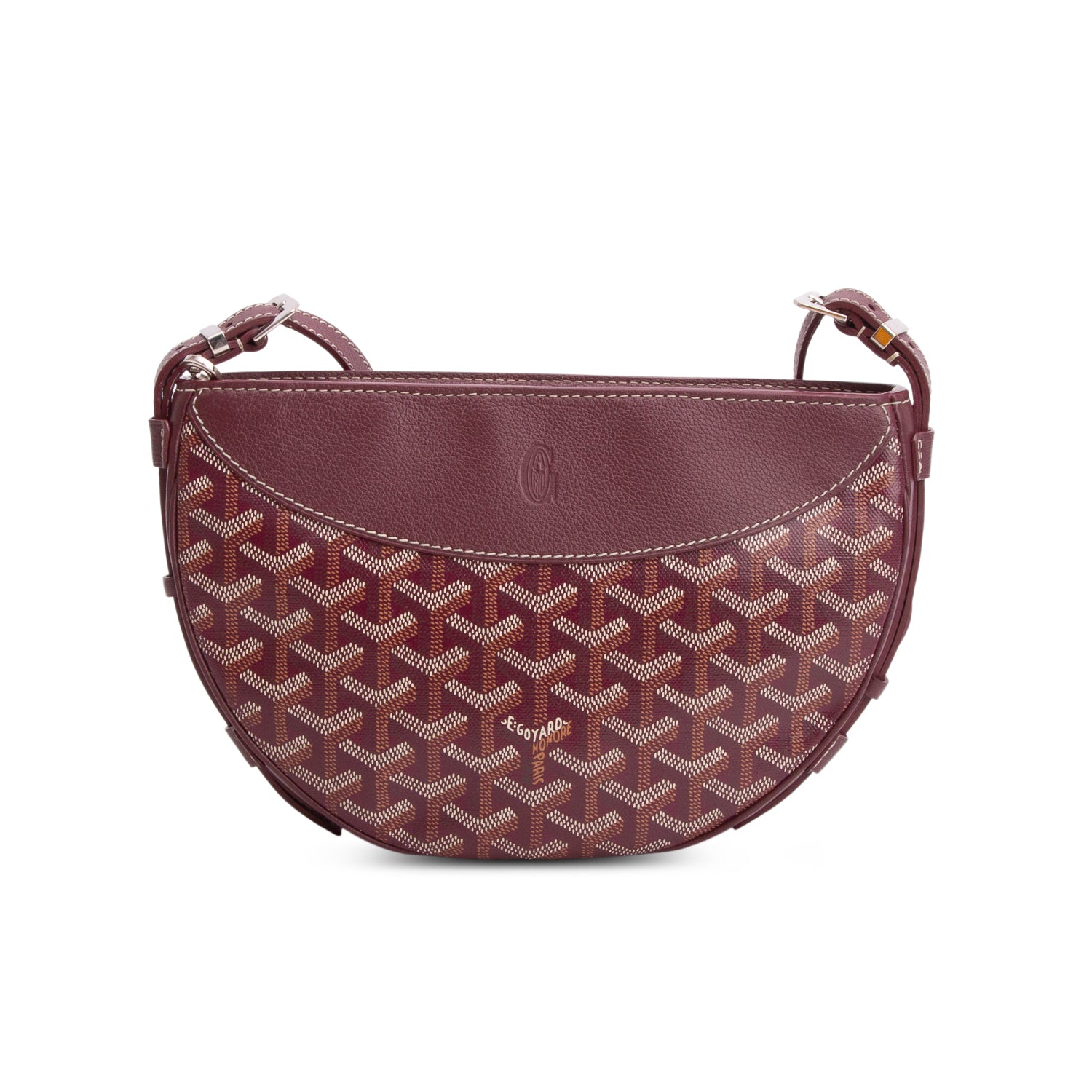 Goyard 2024 Burgundy Goyardine Canvas Hirondelle