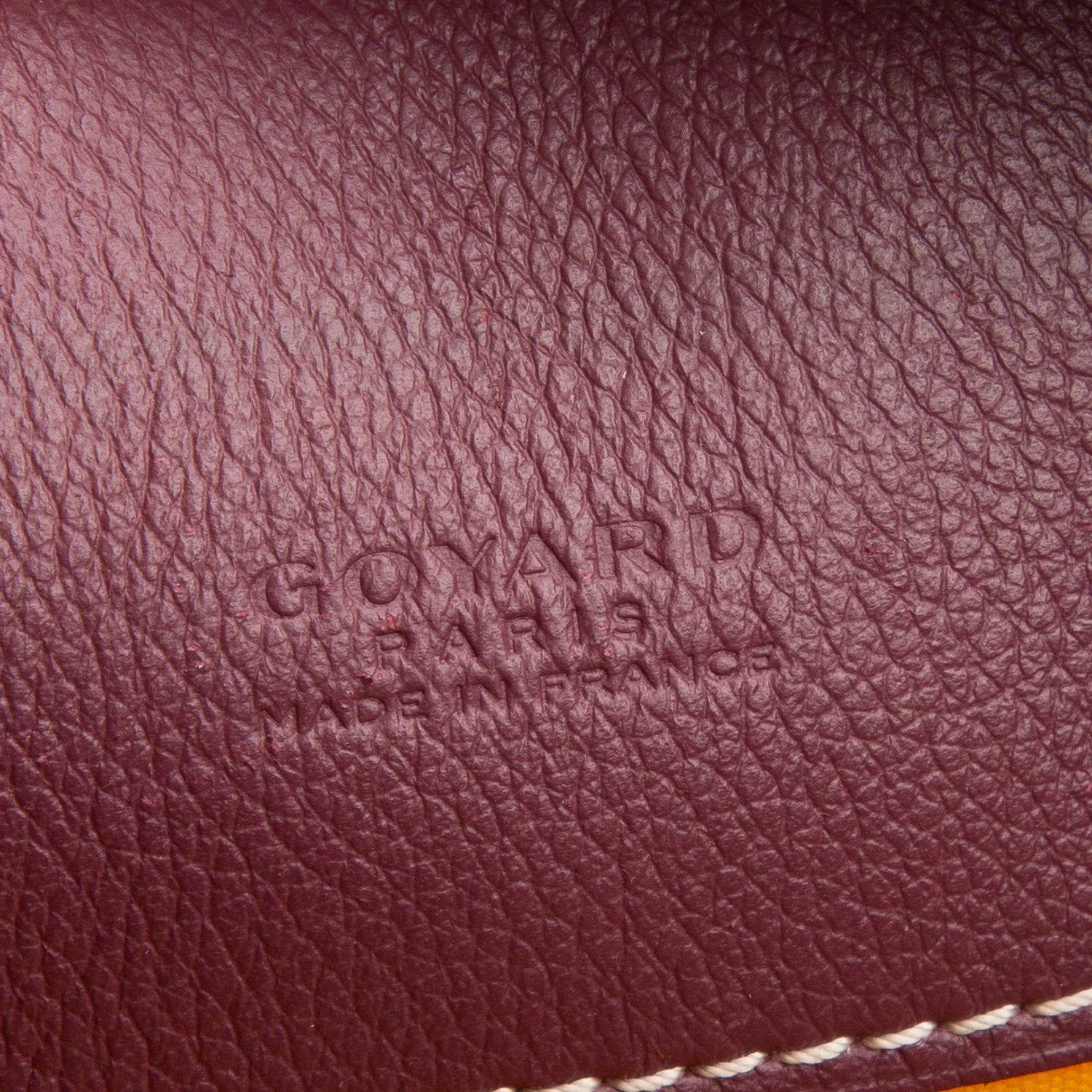 Goyard 2024 Burgundy Goyardine Canvas Hirondelle