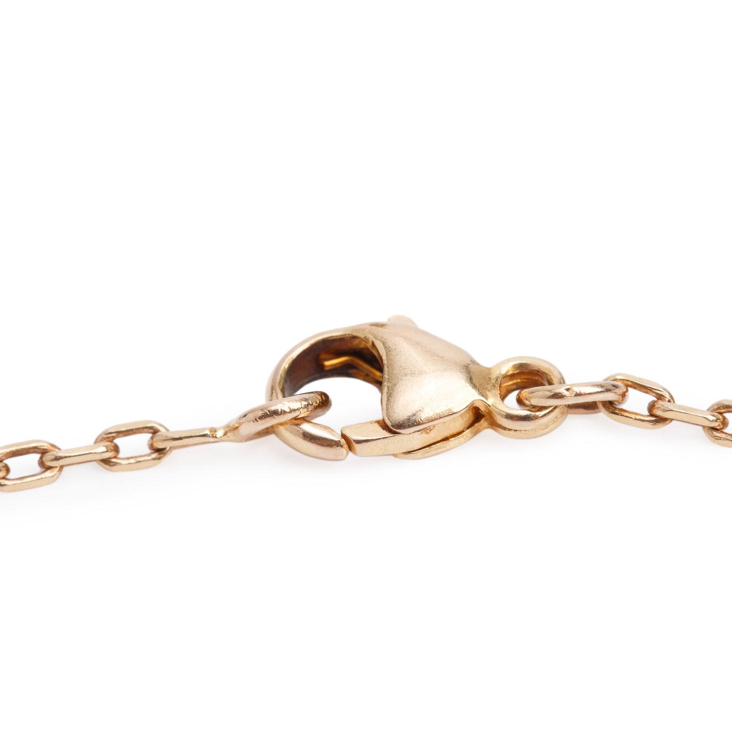 Hermes Rose Gold-Plated Orange Lacquered Mini Pop H Pendant Necklace
