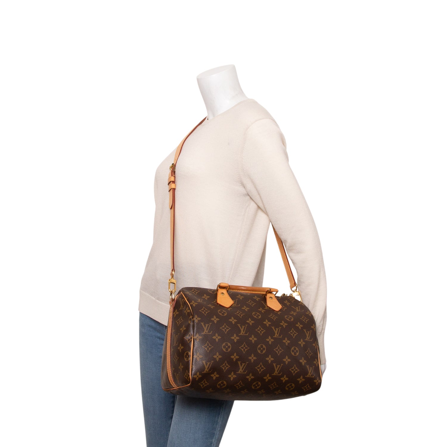 Louis Vuitton Monogram Speedy Bandouliere 30 w/ Receipt & Strap