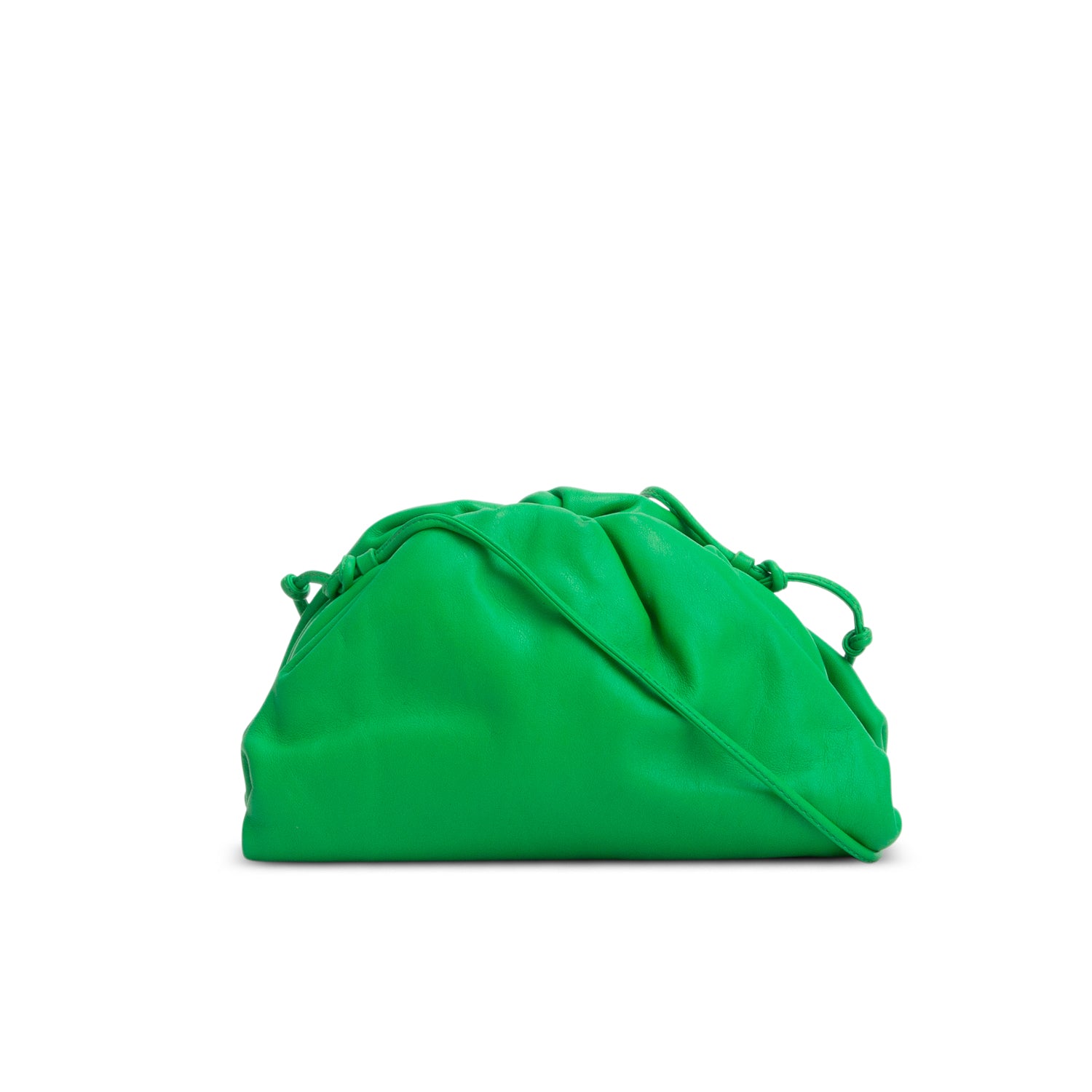 Bottega Veneta Green Nappa The Mini Pouch