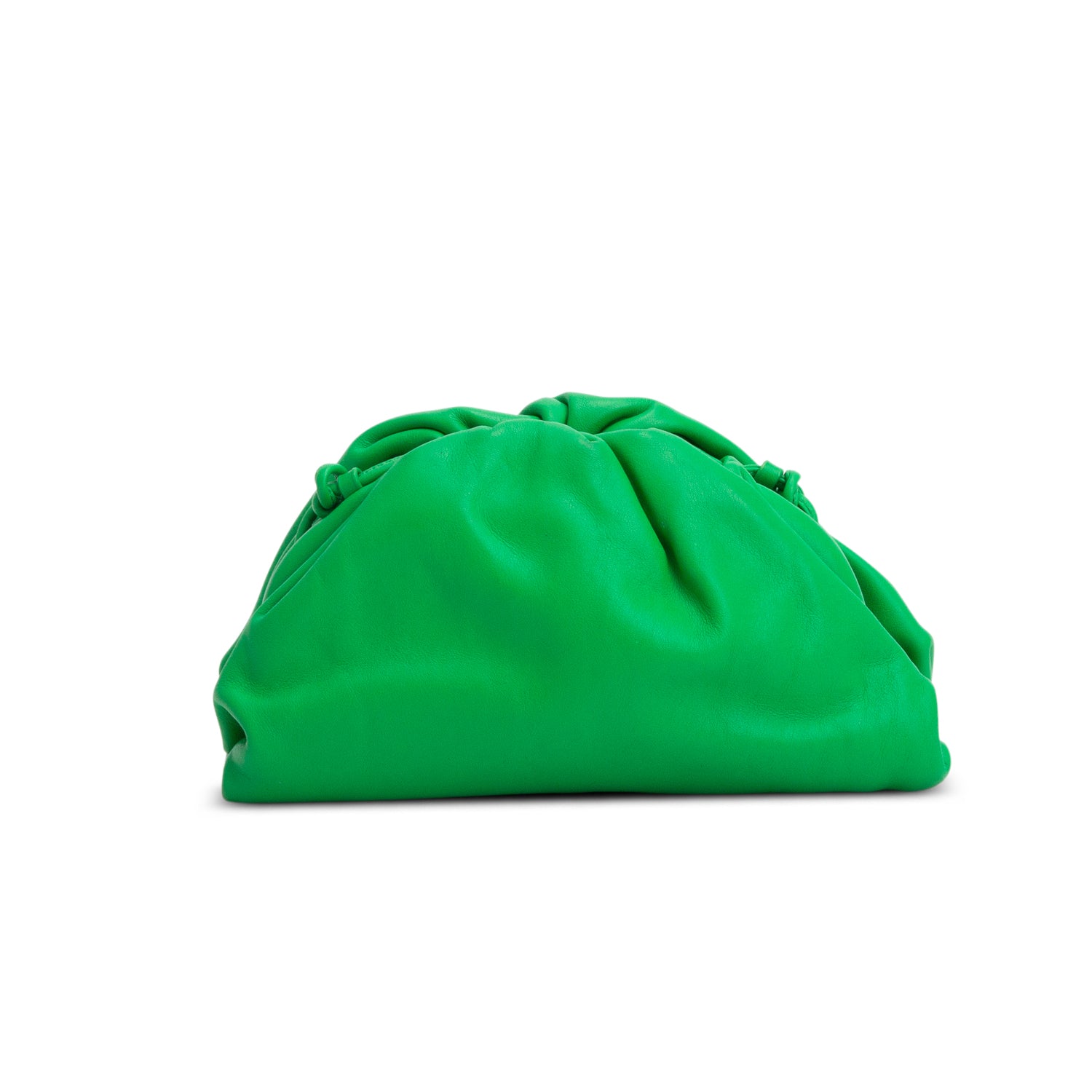 Bottega Veneta Green Nappa The Mini Pouch