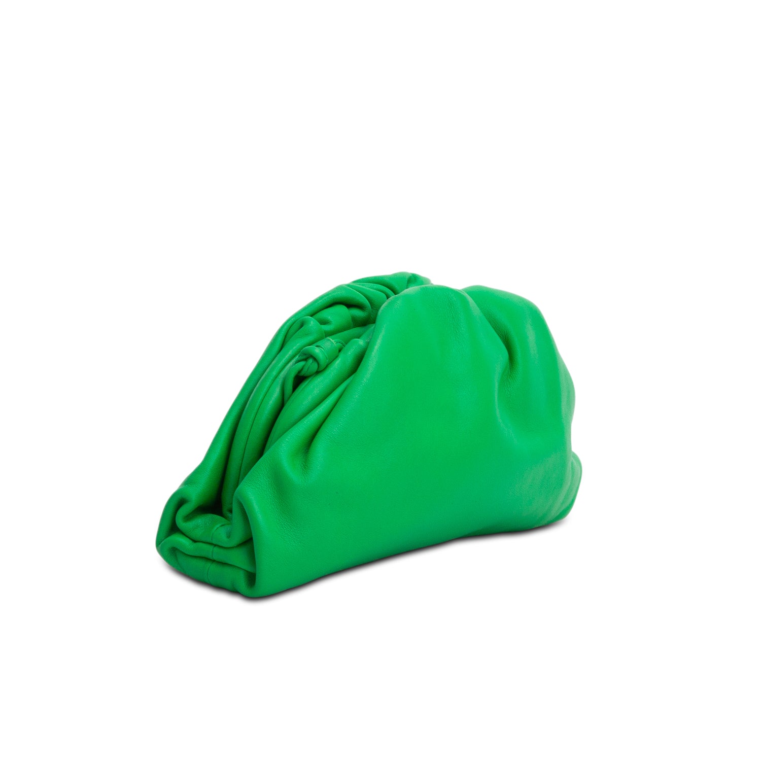 Bottega Veneta Green Nappa The Mini Pouch