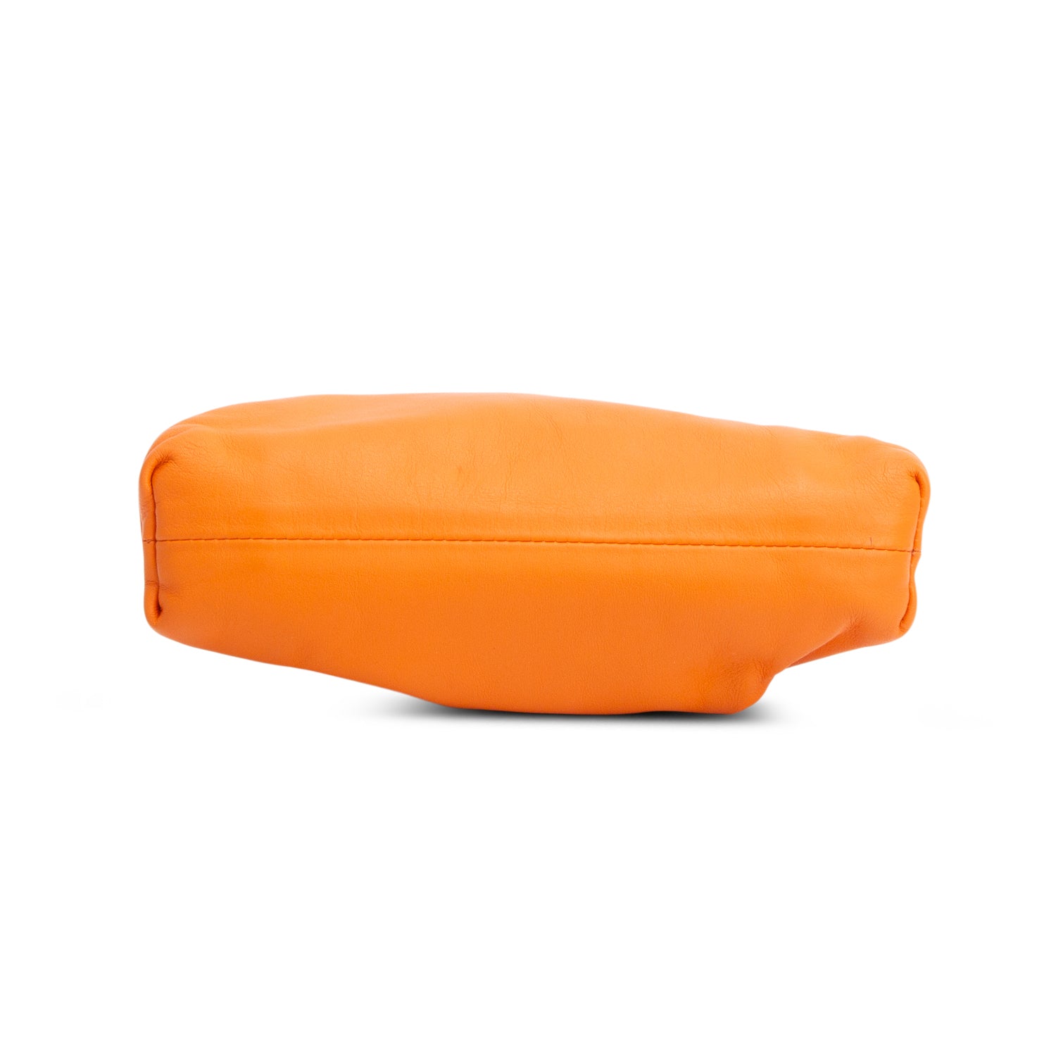 Bottega Veneta Orange Nappa The Mini Pouch