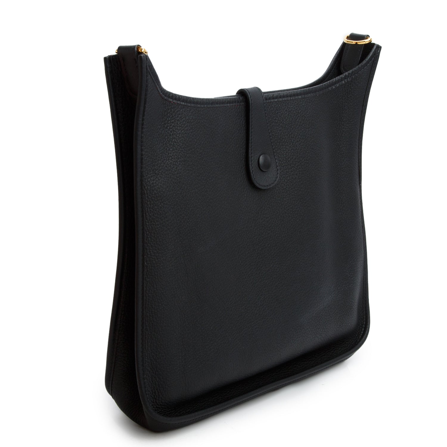 Hermes Noir Taurillon Clemence Evelyne I 33 W/ Box