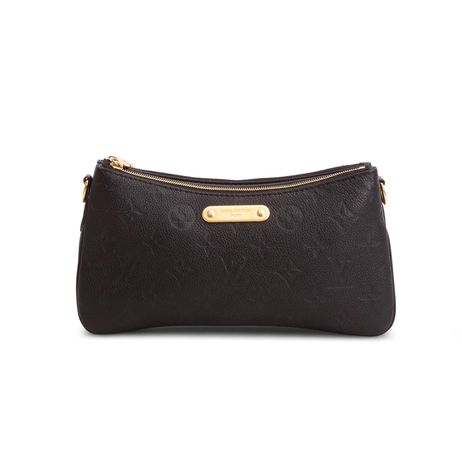 Louis Vuitton Black Empreinte Monogram Liv Pochette w/ Box & Straps