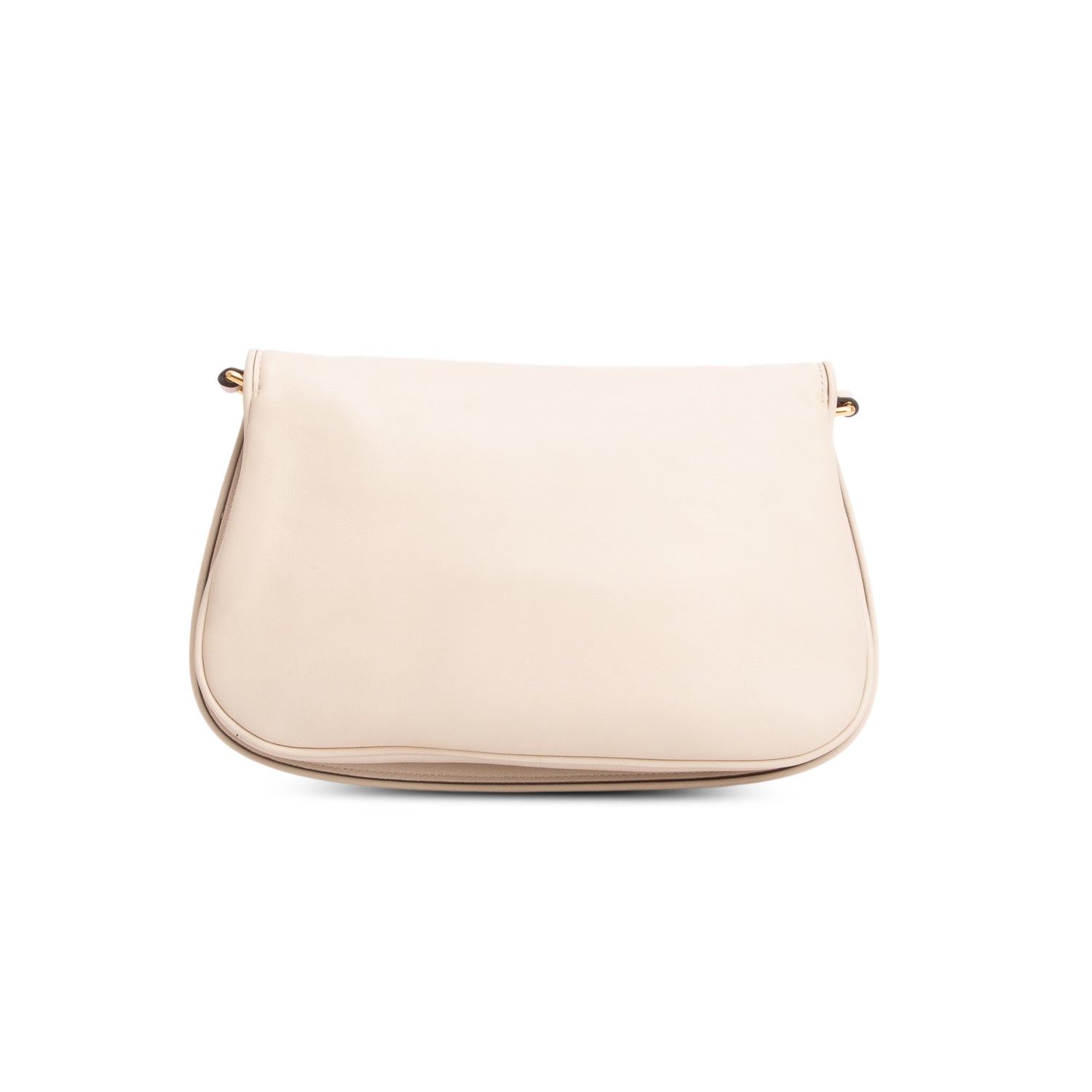 Gucci Cream Calfskin Leather Blondie Shoulder Bag w/ Straps