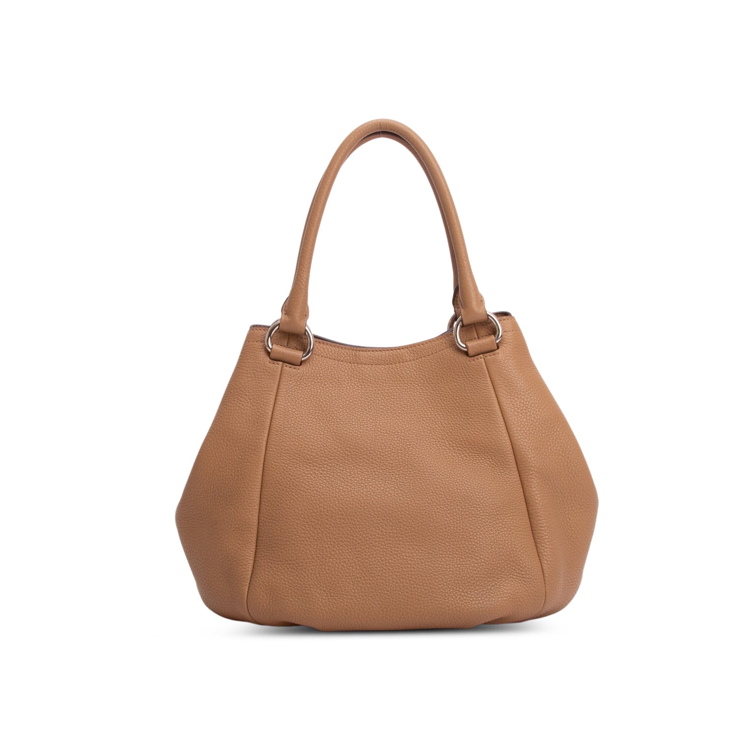Prada Brown Vitello Daino Tote w/ Strap