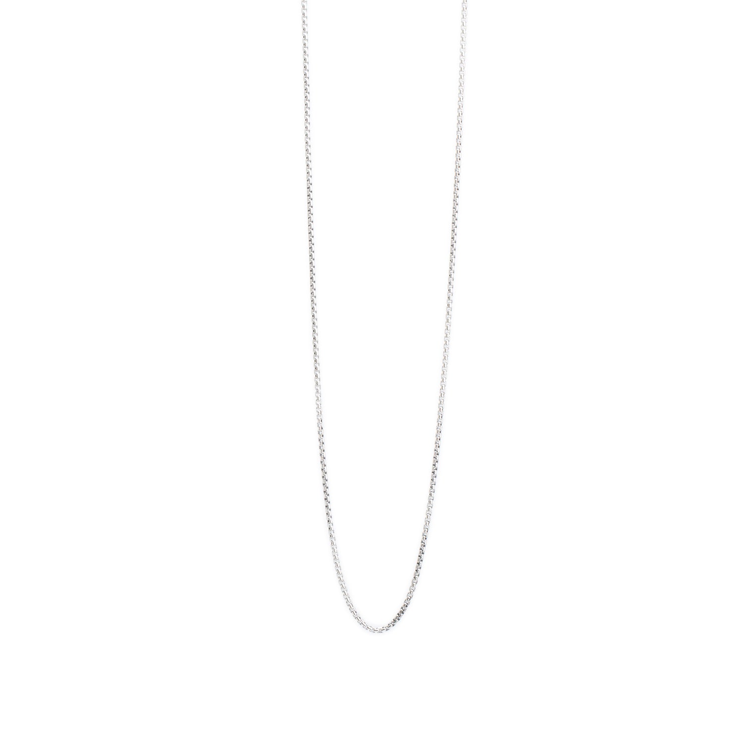 David Yurman Sterling Silver & 14k Yellow Gold 2.7 MM Box Chain Necklace, 32"