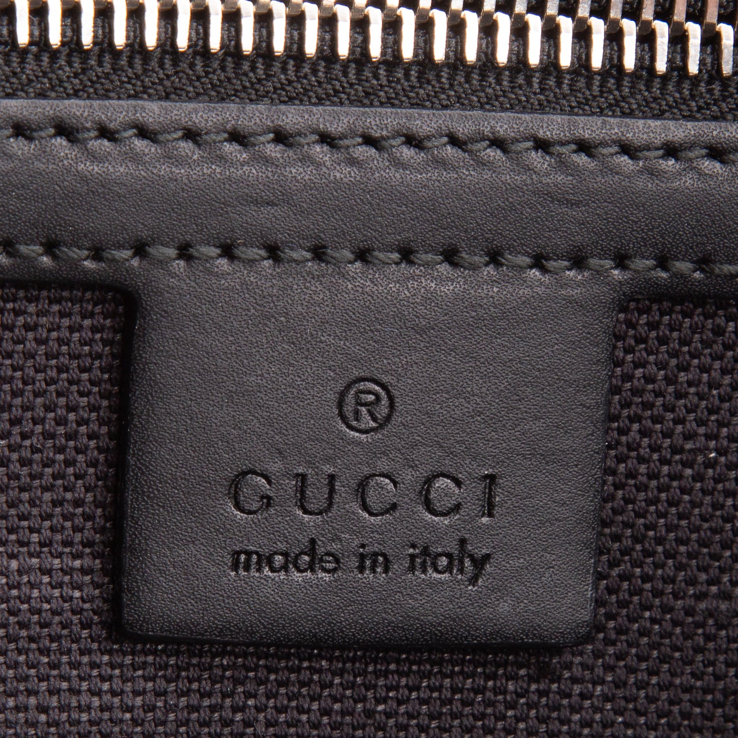 Gucci Black Soft GG Supreme Monogram Web Belt Bag