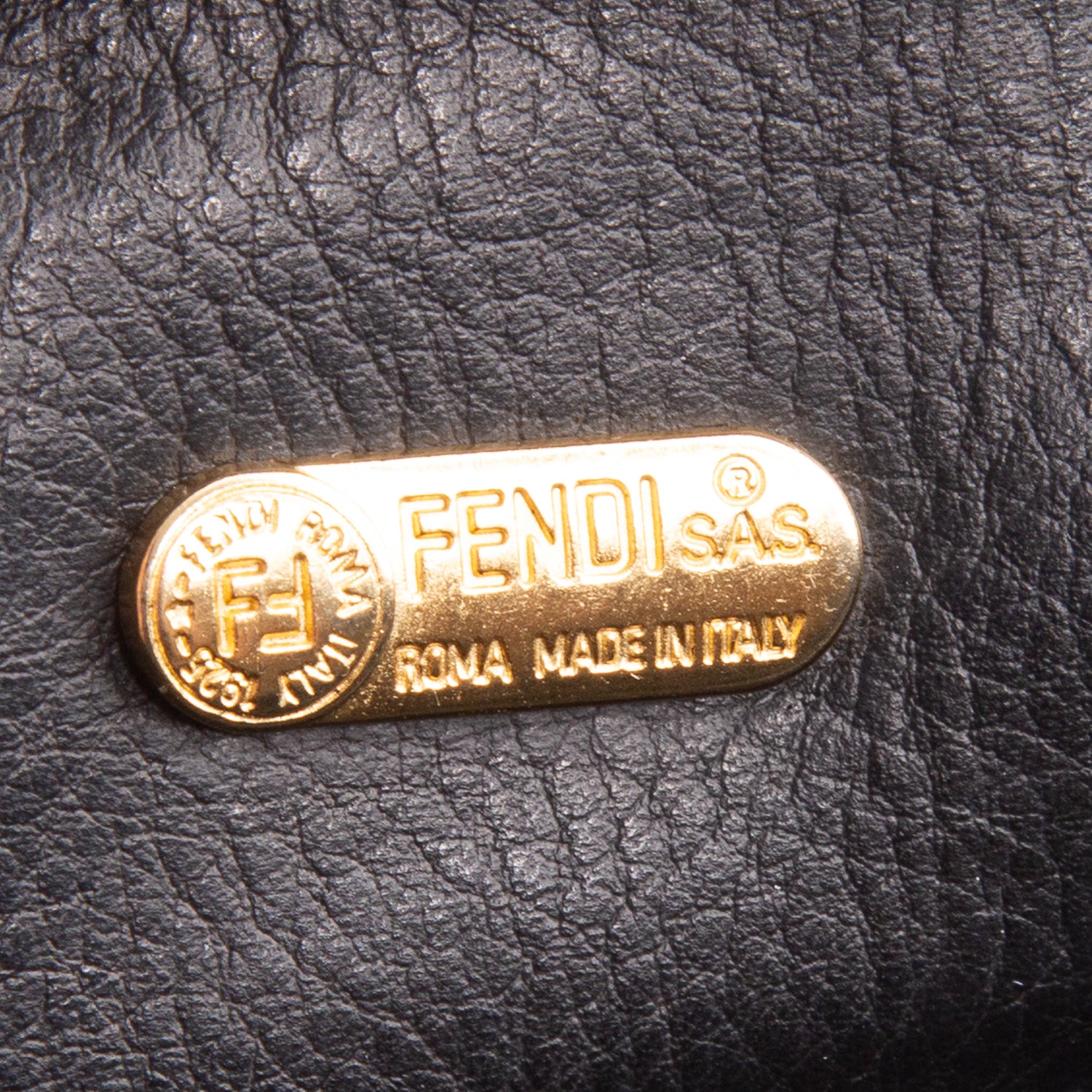 Fendi Vintage Stripe Pequin Mini Boston Bag