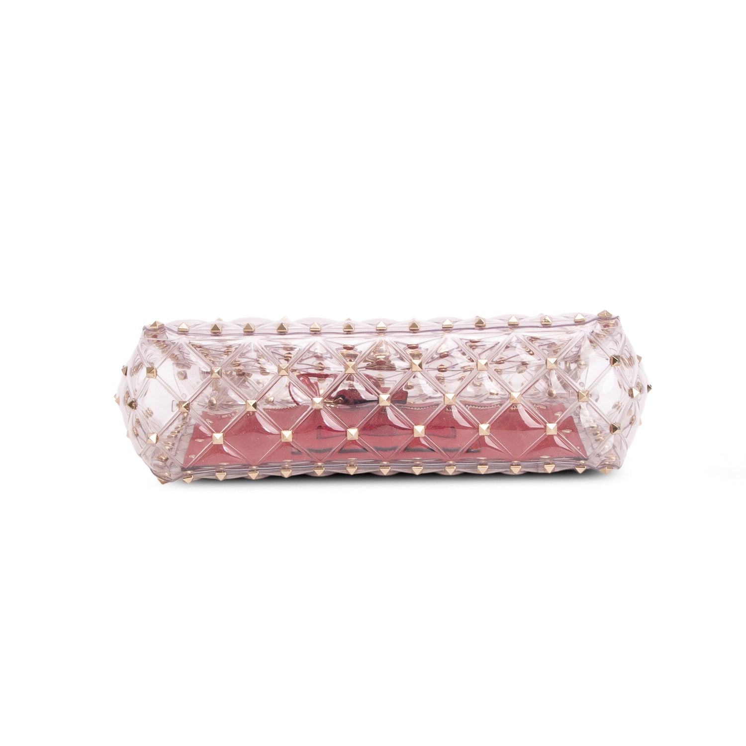 Valentino PVC Medium Rockstud Spike Shoulder Bag w/ Chain