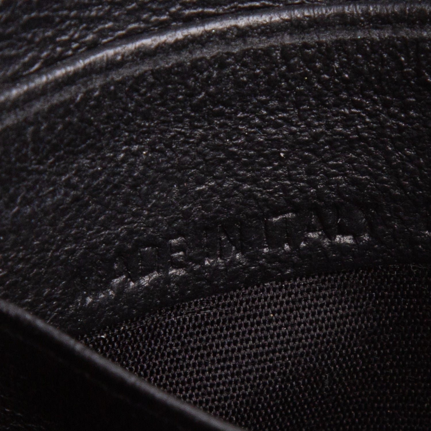 Balenciaga Black Rhinestone Hourglass Wallet on Chain