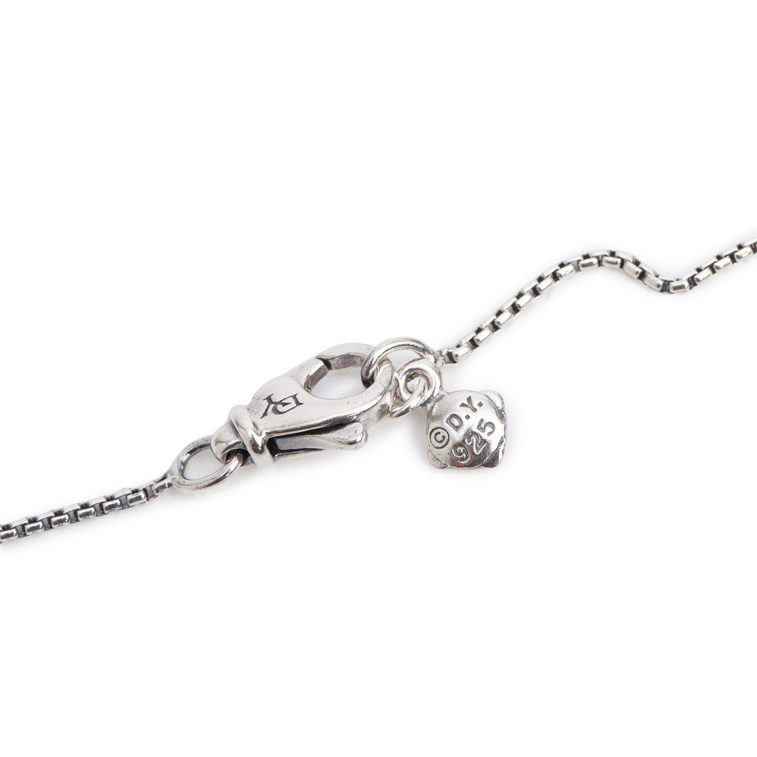 David Yurman Sterling Silver Diamond Starburst Pendant Necklace