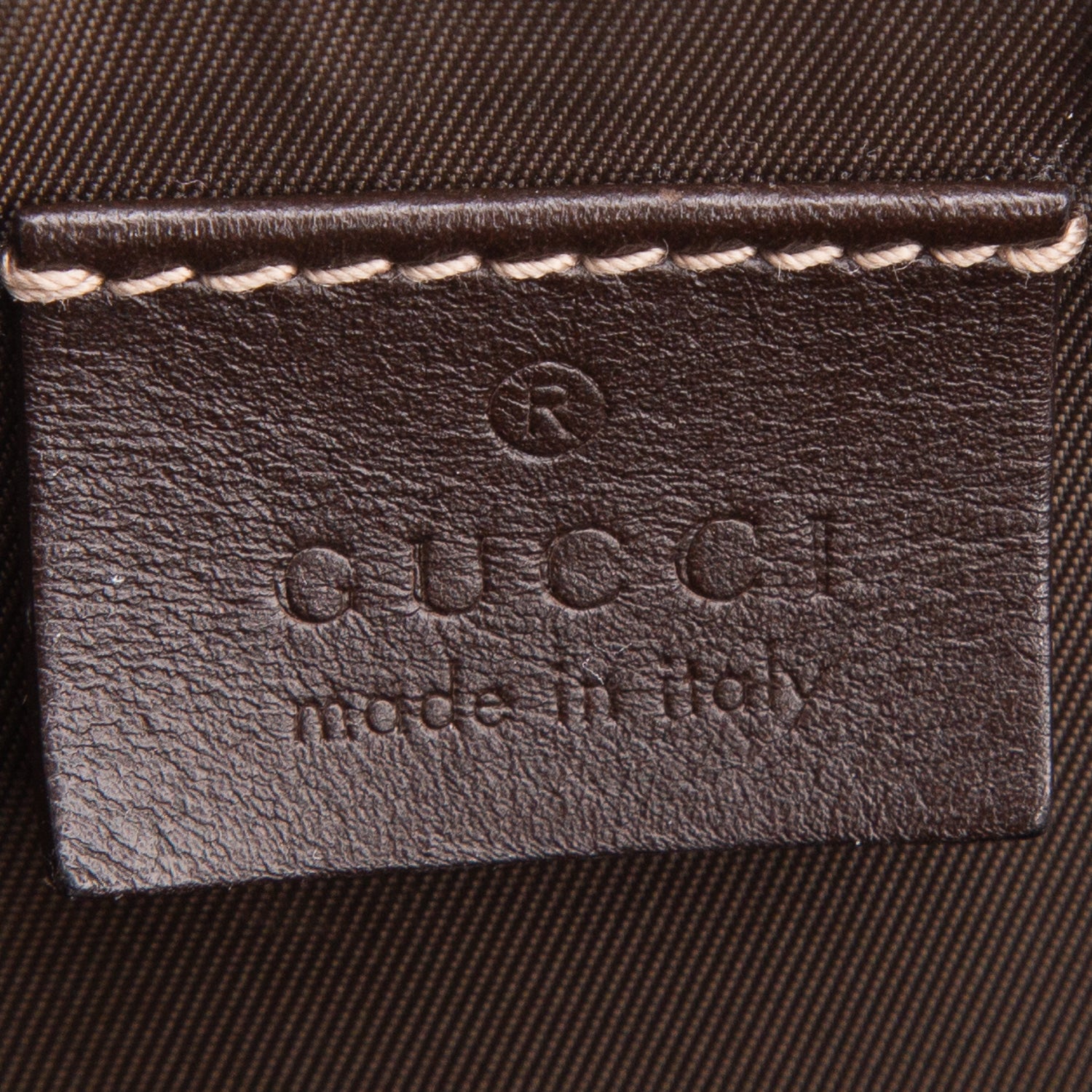 Gucci Beige GG Supreme Monogram Large Diaper Bag