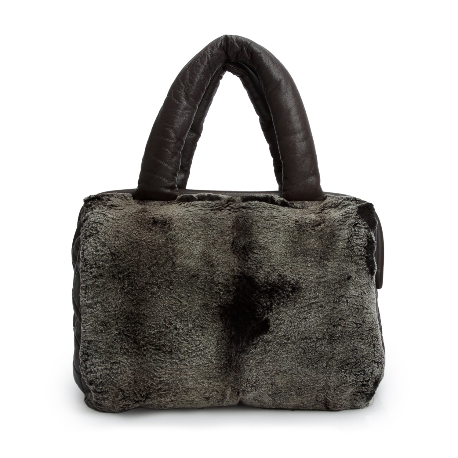 Chanel Grey Orylag & Calfskin Coco Cocoon Tote Bag