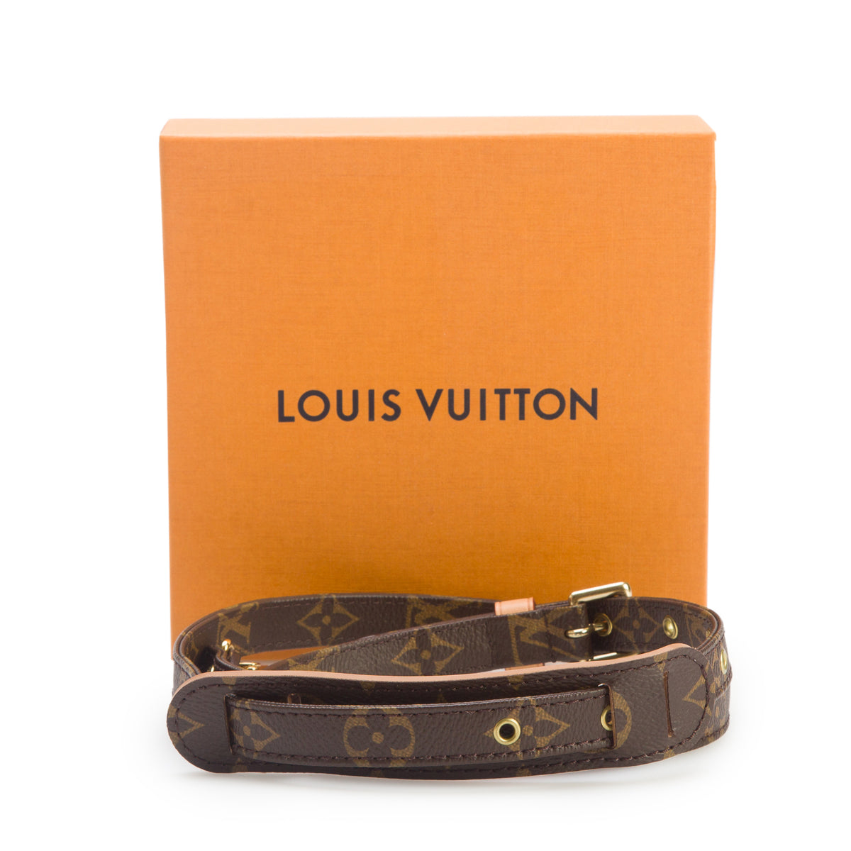 Louis Vuitton Monogram 16 MM Adjustable Shoulder Strap w/ Box
