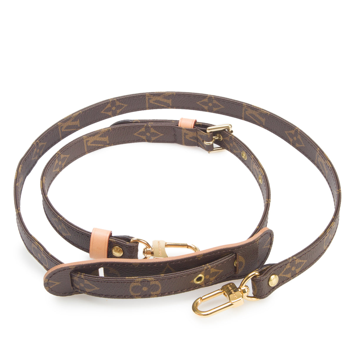 Louis Vuitton Monogram 16 MM Adjustable Shoulder Strap w/ Box