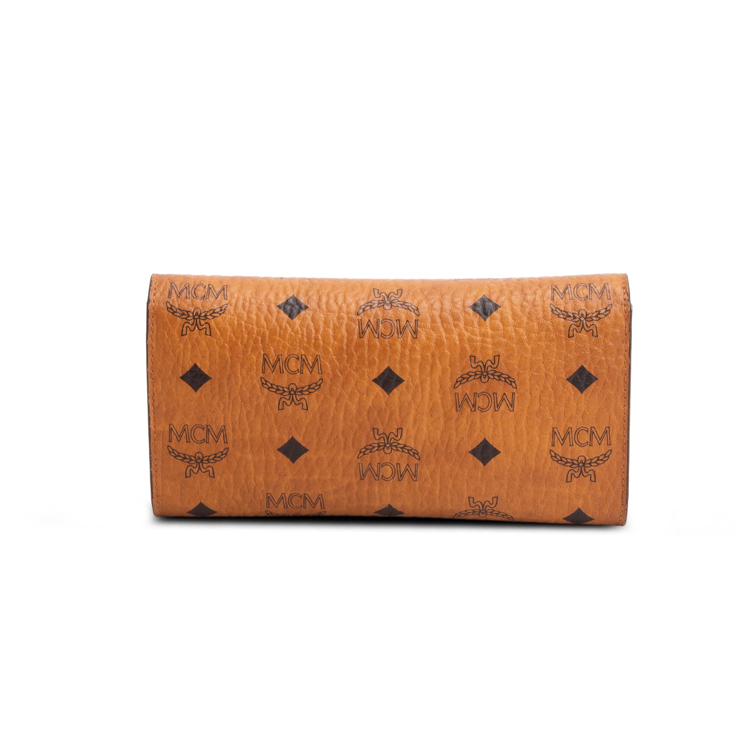 MCM Cognac Visetos Tracy Chain Wallet Bag w/ Box