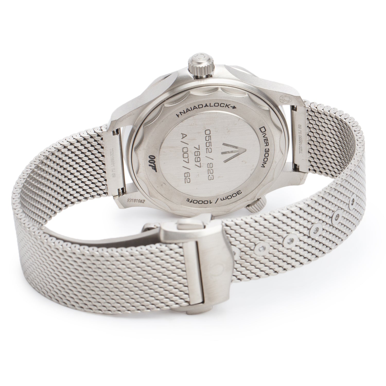 Omega 2021 007 Edition Titanium Seamaster Diver 300m Co-Axial Master Chronometer 42 MM Automatic Watch Brown Dial w/ Box, Papers & Extra Strap