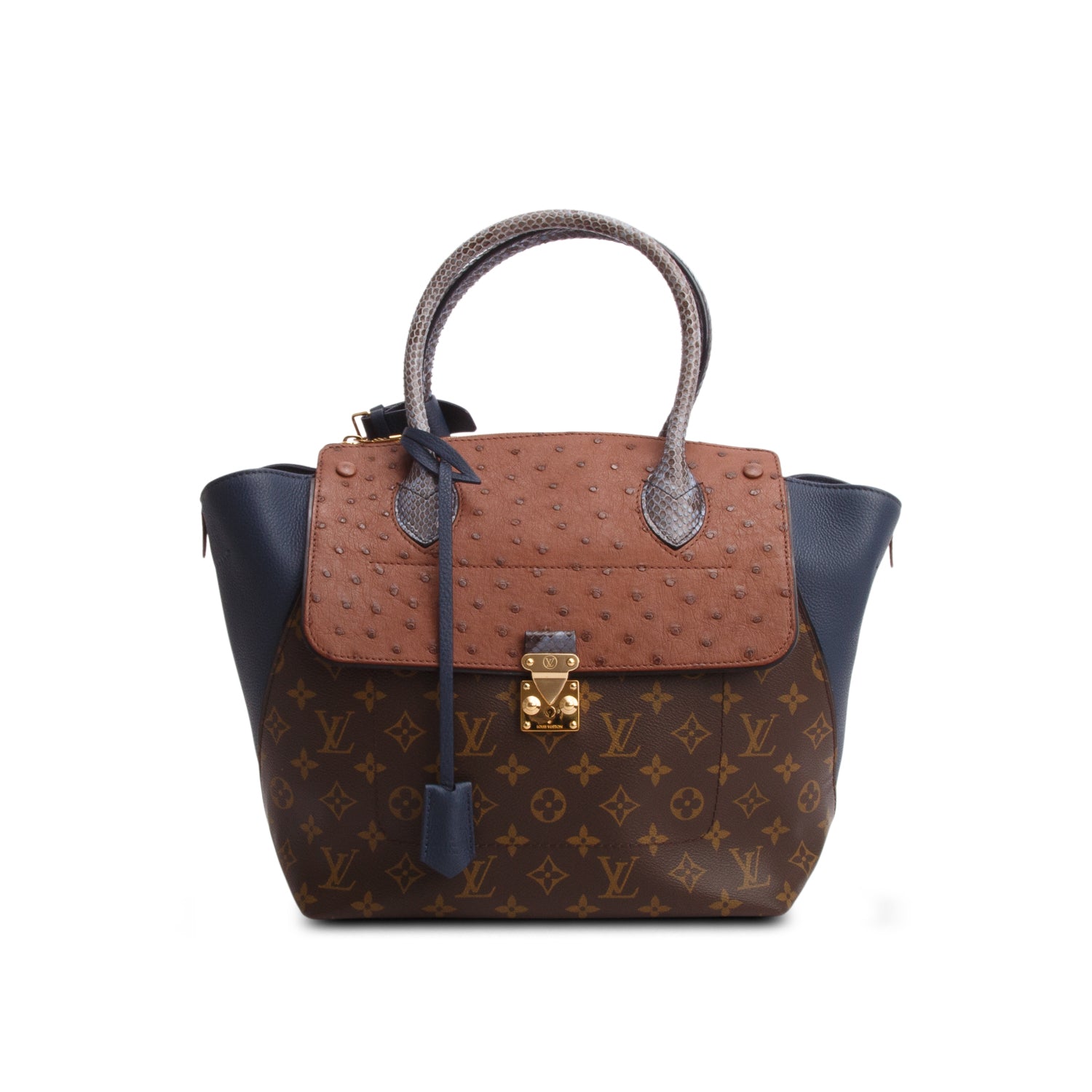 Louis Vuitton Monogram Ostrich Python Majestueux PM