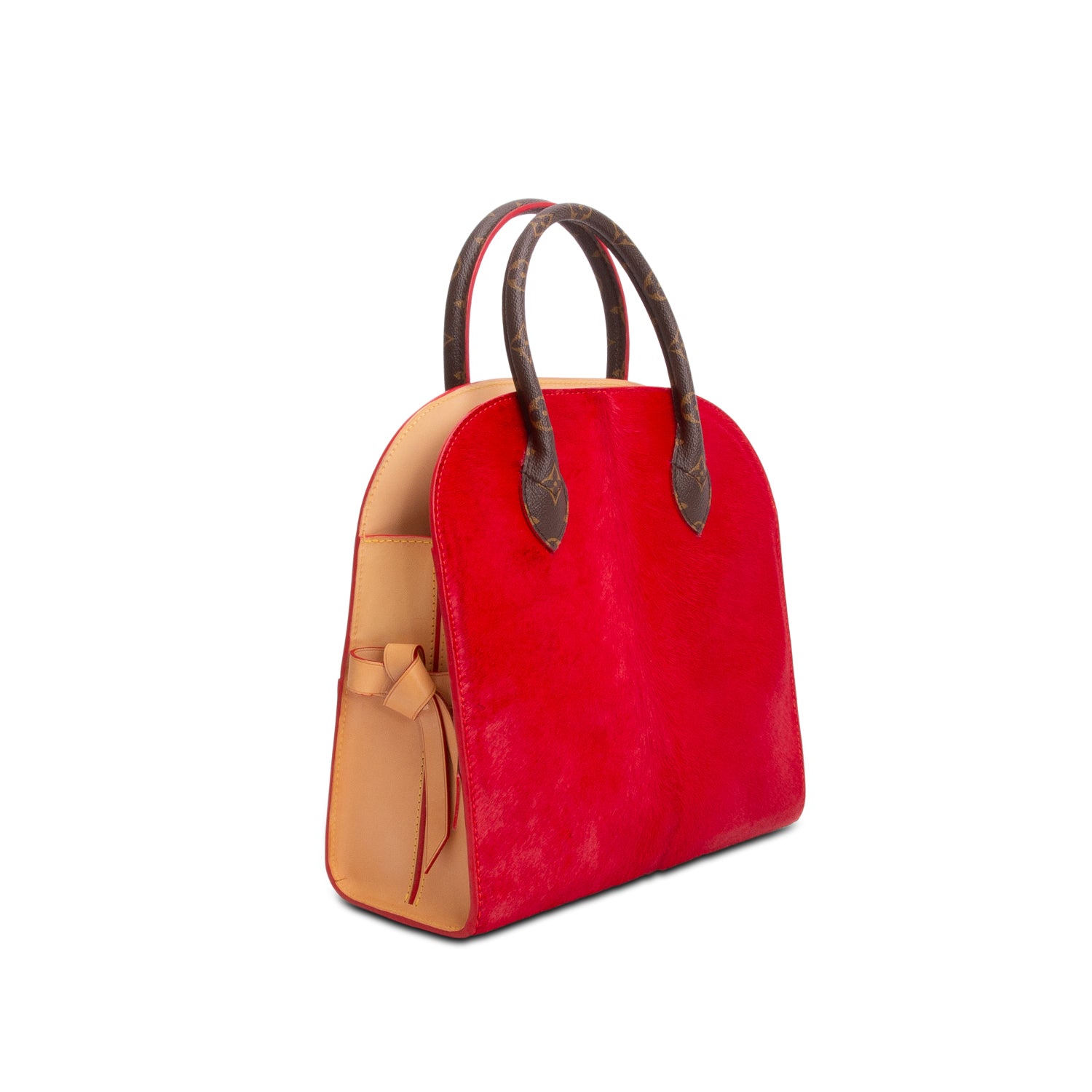 Louis Vuitton x Christian Louboutin Monogram Calf Hair Spikes Iconoclasts Tote