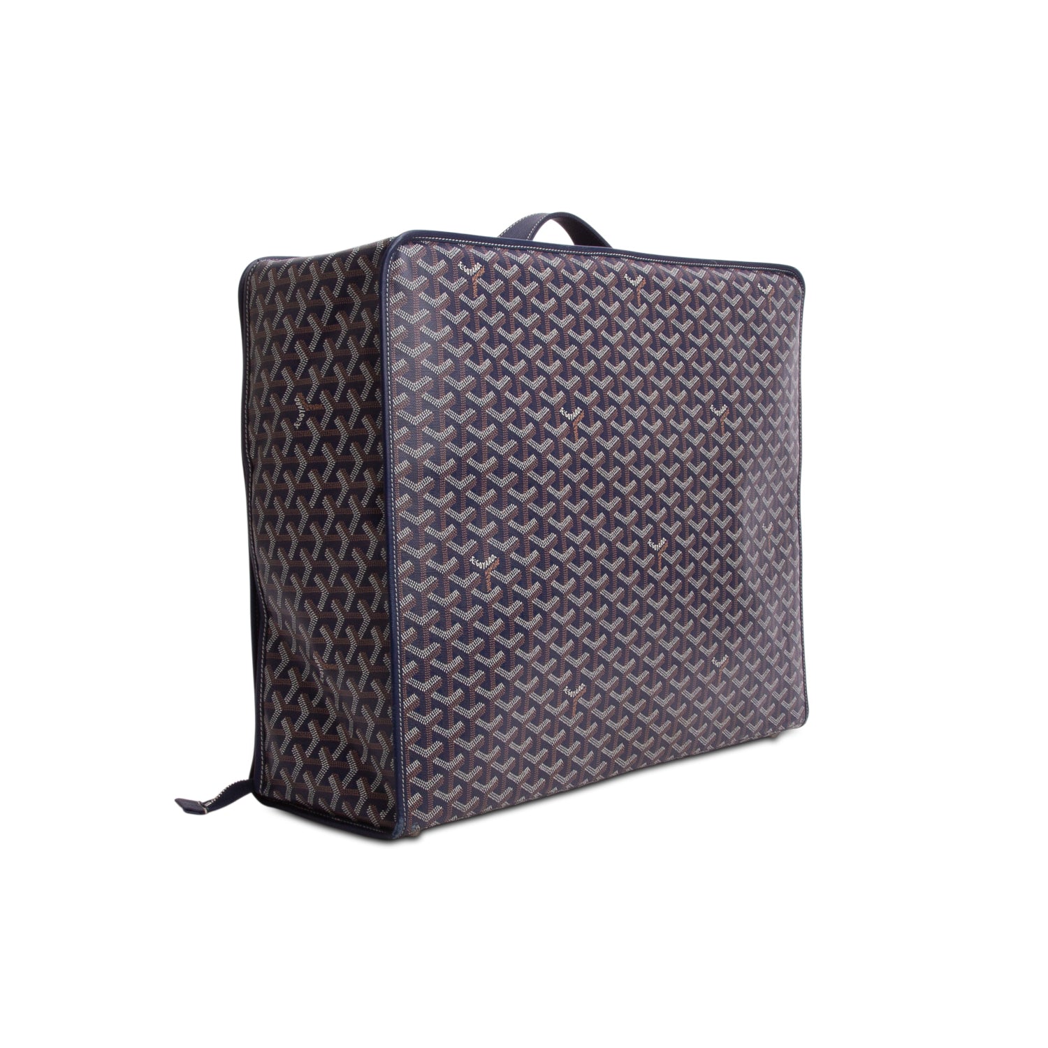Goyard Blue Monogram Canvas Caravelle 50 Suitcase