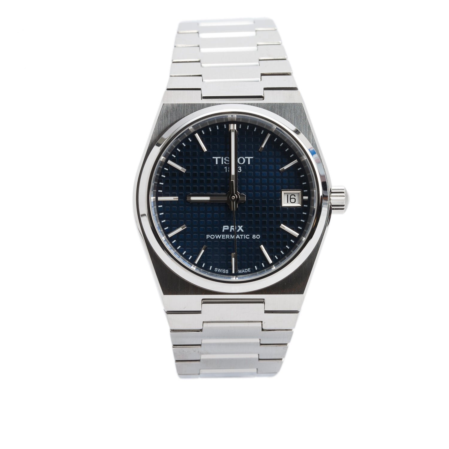 Tissot 2024 Stainless Steel PRX 35 MM Powermatic 80 Automatic Watch Blue Dial w/ Box & Papers