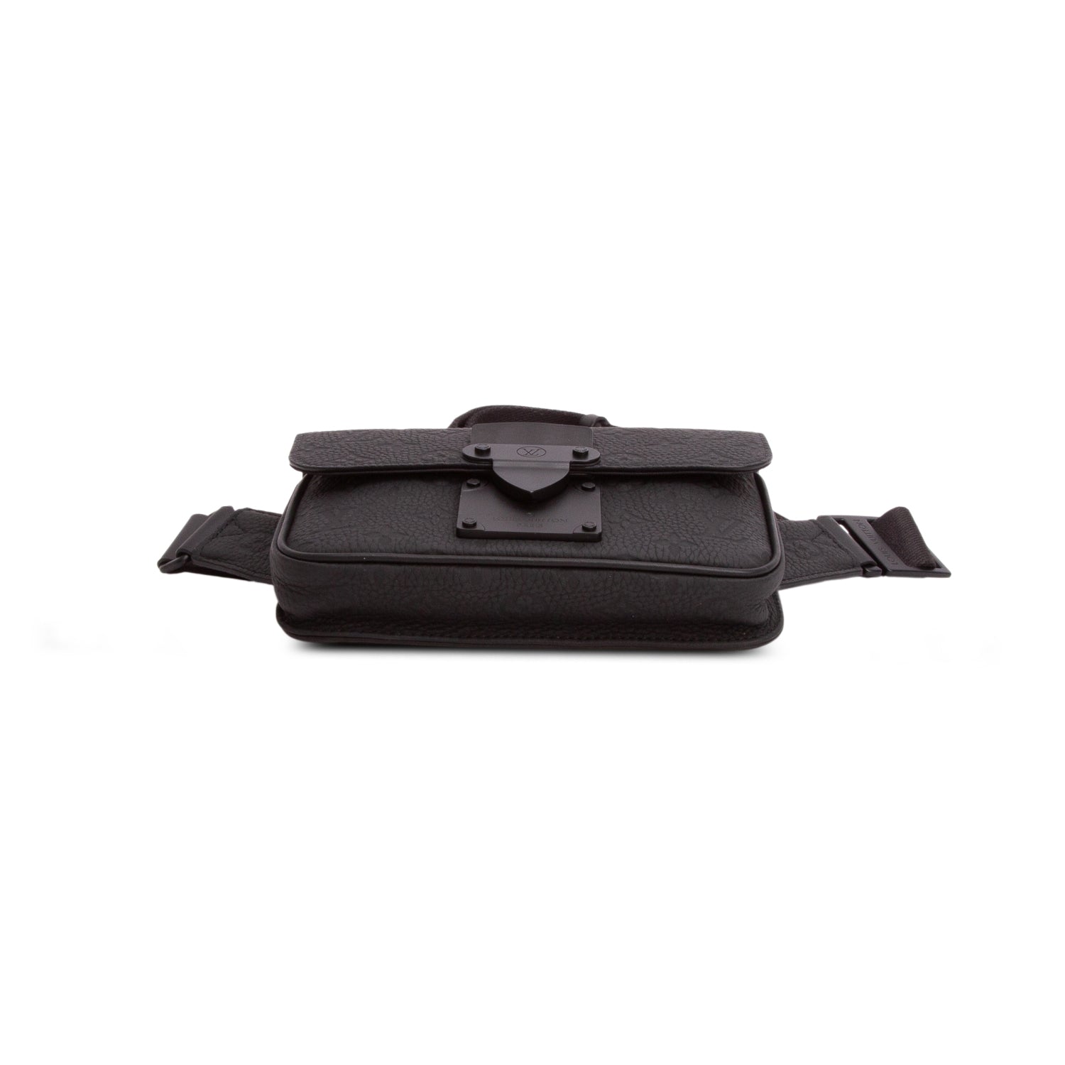 Louis Vuitton Black Monogram Taurillon Leather S Lock Sling Bag