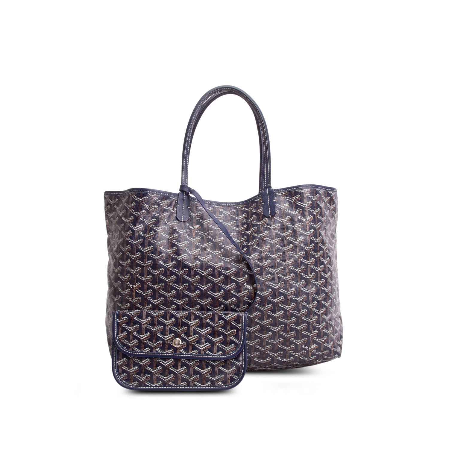 Goyard Blue Saint Louis PM w/ Pouch
