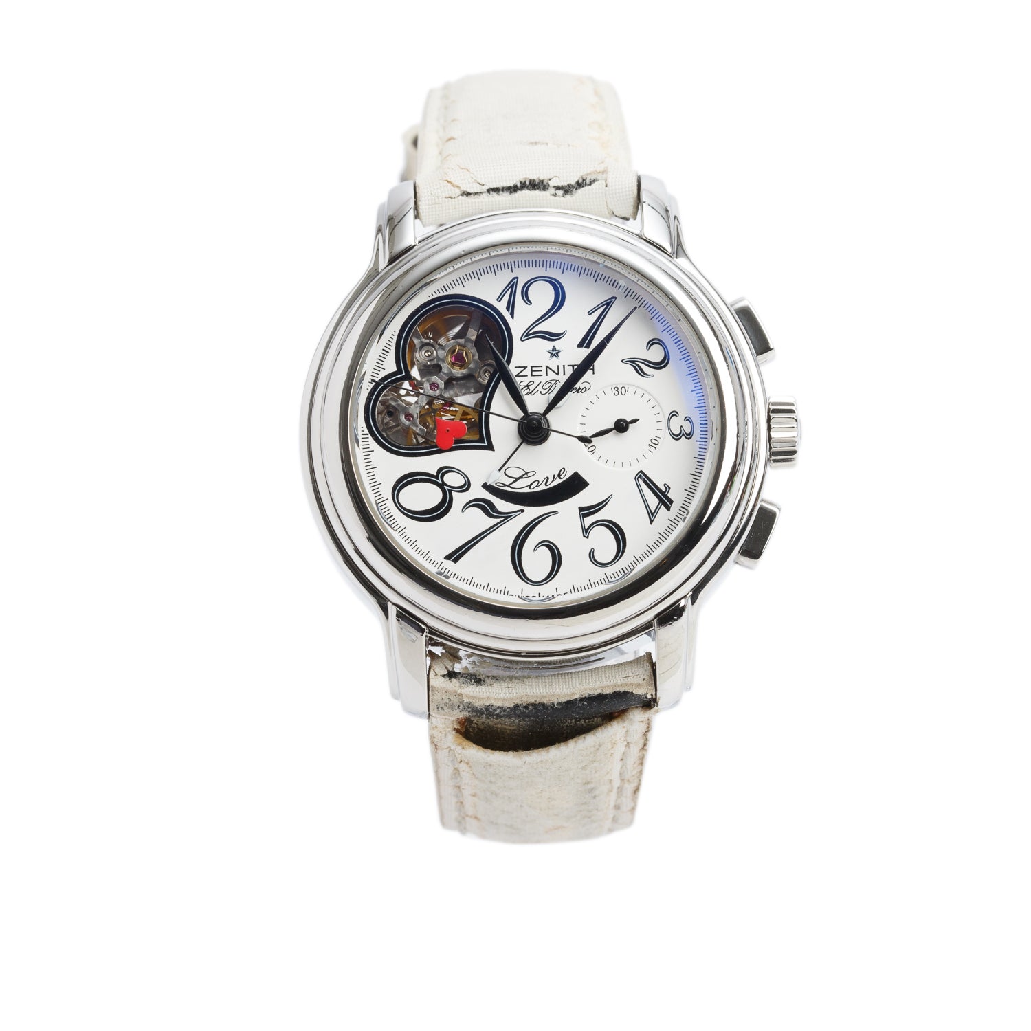 Zenith Stainless Steel El Primero Open 37.5 MM Automatic Chronograph Watch