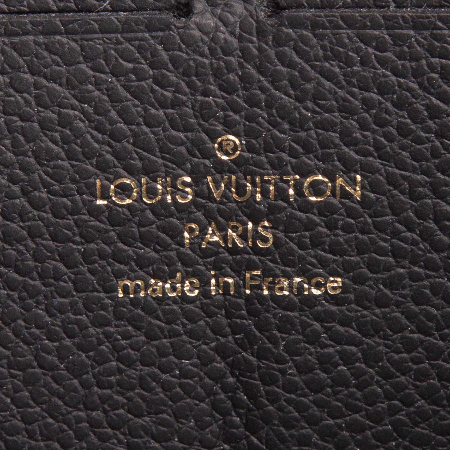 Louis Vuitton Black Monogram Empreinte Clemence Wallet