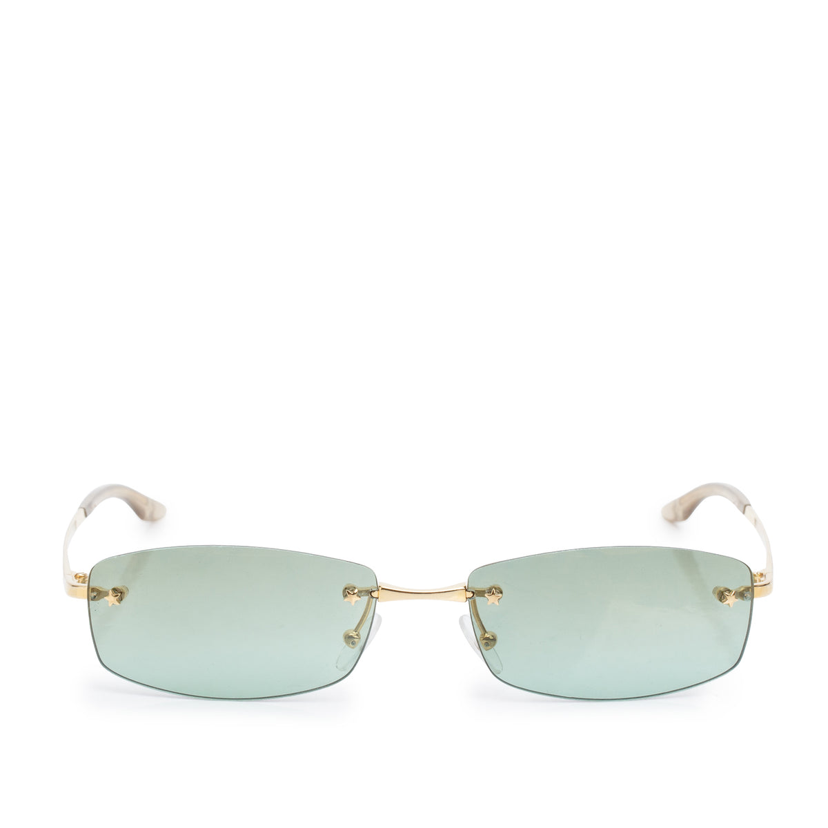 Christian Dior CD3613/S Green Gradient Rimless Rectangle